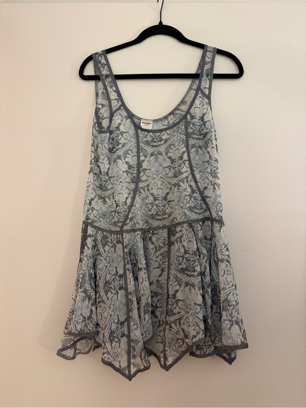 Free People Sheer Floral Printed Tank Dress/ Top